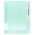 MARUMAN SESSiONS LIGHT PURPLE B5 Binder Stufy Binder Subject Binder Index Tabs Binder Lay Flat BInder | F310 120 Sheet Capacity
