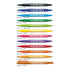 Zebra McKee 8 Piece Set Permament Dual End Marker Oil-Based Ink Fine and Extra Fine Point 0.5mm 1.00mm Marker Set | MO-120-MC