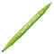 Zebra McKee Light GREEN Permament Dual End Marker Oil-Based Ink Fine and Extra Fine Point 0.5mm 1.00mm Marker Set | MO-120-MC
