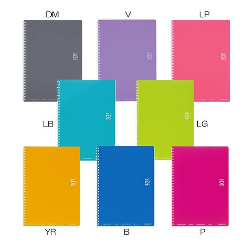 Kokuyo B5 Soft Ring PINK Notebook Dotted Line 6mm Rule | 40 Sheets SV301