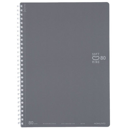 Kokuyo B5 Soft Ring B5 ORANGE Notebook Dotted Line 6mm Rule | Pink 80 Sheets SV308BT