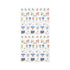 Midori OJISAN CHEERING Sticker Transparent Sticker Clear Stickers PET Sticker Achievement Sticker Old Man Sticker | 2385