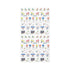 Midori OJISAN CHEERING Sticker Transparent Sticker Clear Stickers PET Sticker Achievement Sticker Old Man Sticker | 2385