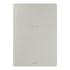 Midori A5 GRAY Color DOT GRID 5mm Notebook Color Pages Midori A5 Notebook Foil Stamped Dot Grid Notebook 5mm Dot Grid | 15271006 56 Pages