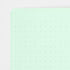 Midori A5 GREEN Color DOT GRID 5mm Notebook Color Pages Midori A5 Notebook Foil Stamped Dot Grid Notebook 5mm Dot Grid | 15271006 56 Pages
