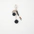 Japanese Clear GOLD GLITTER ROSE Gold Bara ゴールドローズ Black Rose Planner Charm Good Luck Notebook Charm Gothic Charm | 2.5 X .039 Inches