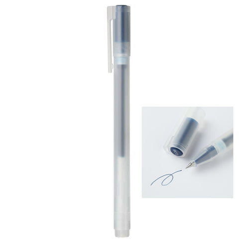 MUJI Japan LIGHT BLUE Gel Ink Cap Type Ballpoint Pen 0.38mm Muji Gel Pen Smooth Gel Pen Artrist Drawing Pen Anime Pen Fine Line | 0.38mm