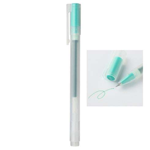 MUJI Japan RED Gel Ink Cap Type Ballpoint Pen 0.38mm Muji Gel Pen Smooth Gel Pen Artrist Drawing Pen Anime Pen Fine Line | 0.38mm