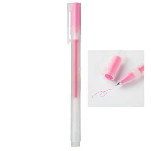MUJI Japan BLUE Gel Ink Cap Type Ballpoint Pen 0.38mm Muji Gel Pen Smooth Gel Pen Artrist Drawing Pen Anime Pen Fine Line | 0.38mm
