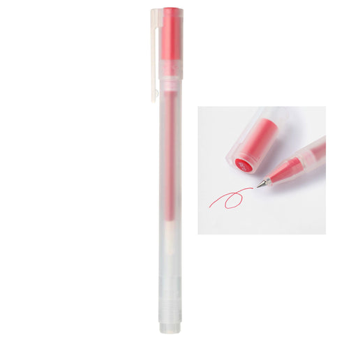 MUJI Japan BLUE BLACK Gel Ink Cap Type Ballpoint Pen 0.38mm Muji Gel Pen Smooth Gel Pen Artrist Drawing Pen Anime Pen Fine Line | 0.38mm