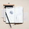 MU Lifestyle Many MOONS Dyeing Tracing Paper Ephemera Vellum Paper Watercolor Paper Translucent Paper Planner Paper Scrapbooking | DTP-017