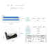ADJUSTABLE GRAY B5 A4 A5 Hole Punch B5 Hole Punch A4 Hole Punch A5 Hole Punch Portable Hole Punch Travel Hole Punch Multi-Size Hole Punch