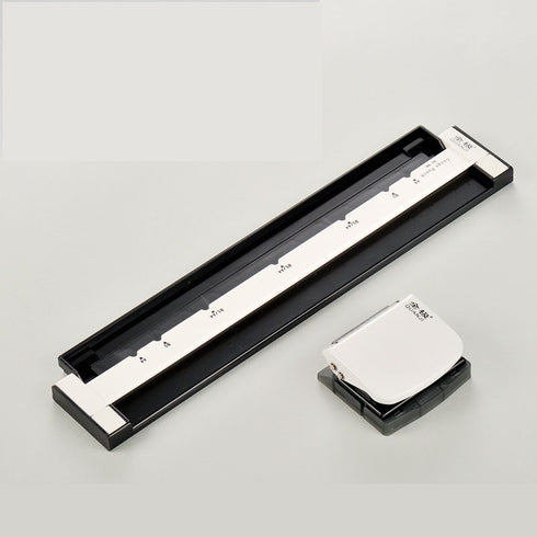 ADJUSTABLE BLACK B5 A4 A5 Hole Punch B5 Hole Punch A4 Hole Punch A5 Hole Punch Portable Hole Punch Travel Hole Punch Multi-Size Hole Punch