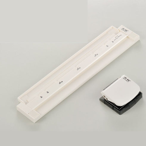 ADJUSTABLE GRAY B5 A4 A5 Hole Punch B5 Hole Punch A4 Hole Punch A5 Hole Punch Portable Hole Punch Travel Hole Punch Multi-Size Hole Punch