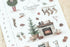 MU Lifestyle HOLIDAY Print-On Stickers Fireplace Stocking Scarf Ornaments Rub-On Stickers Transfer Stickers Translucent Stickers | 1016