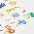 Midori ANIMAL ACHIEVEMENT Sticker Trophy Sticker Flag Sticker Transparent Sticker Clear Sticker PET Sticker Achievement Sticker | 2384