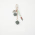 Japanese RED ROSE Black Bara 赤いバラ Black Rose Planner Charm Good Luck Charm Notebook Charm Purse Charm Gothic Charm | 2.5 X .039 Inches