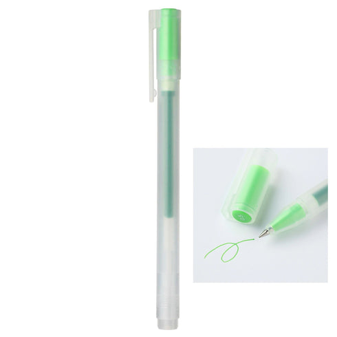MUJI Japan ORANGE Gel Ink Cap Type Ballpoint Pen 0.38mm Muji Gel Pen Smooth Gel Pen Artrist Drawing Pen Anime Pen Fine Line | 0.38mm