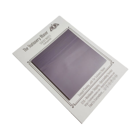 NEUTRAL TONES Translucent Transparent PET Color Vellum Sticky Notes 3 X 3 | One Pad 50 sheets