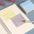 NEUTRAL TONES Translucent Transparent PET Color Vellum Sticky Notes 3 X 3 | One Pad 50 sheets