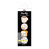Midori CAFÉ Food Sticky Notes Coffee Toast Muffins Lunch Plate Bullet Journal Sticky Notes Daily Notes | 70 Sheets 19068