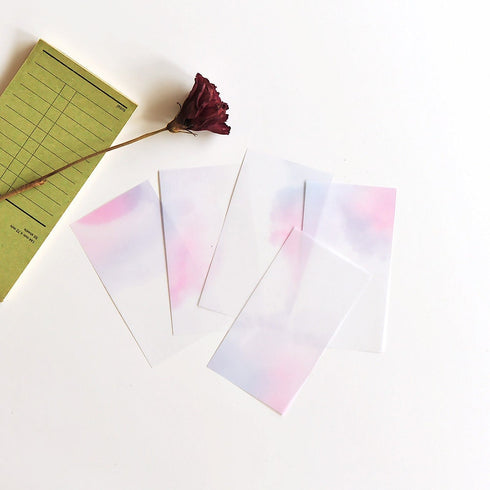 MU Lifestyle PURPLE Haze Dyeing Tracing Paper Ephemera Vellum Paper Watercolor Paper Translucent Paper Planner Paper Scrapbook | DTP-008