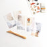 MU Lifestyle SHINJIN Lake Dyeing Tracing Paper Ephemera Vellum Paper Watercolor Paper Translucent Paper Planner Paper Scrapbook | DTP-011