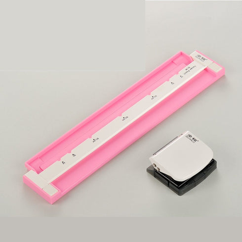 ADJUSTABLE BLACK B5 A4 A5 Hole Punch B5 Hole Punch A4 Hole Punch A5 Hole Punch Portable Hole Punch Travel Hole Punch Multi-Size Hole Punch