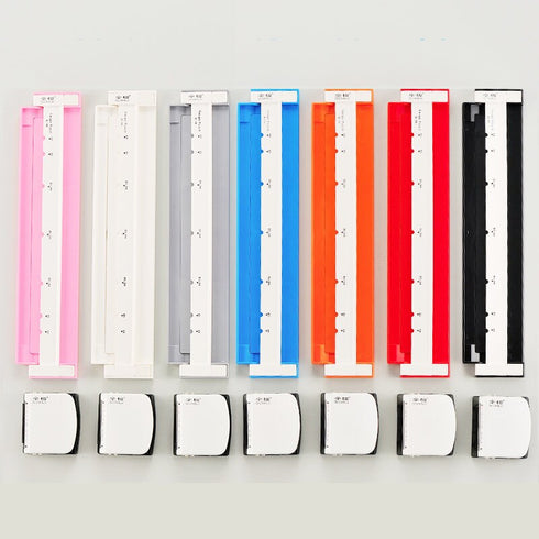 ADJUSTABLE ORANGE B5 A4 A5 Hole Punch B5 Hole Punch A4 Hole Punch A5 Hole Punch Portable Hole Punch Travel Hole Punch Multi-Size Hole Punch