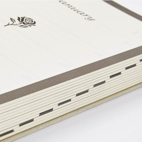 2023 Papermood Navy HARDCOVER FIVE YEAR Planner Tomoe River 52gsm Sanzen One Day Per Page Cousin Techo Planner Notebook Journal | 388 Pages