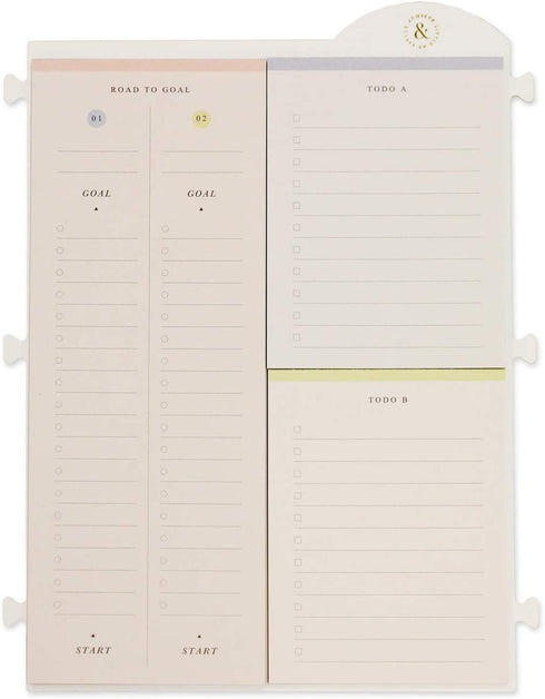 PLANdoME INDEX Log Board TO DO Sticky Notes Daily Sticky Notes Goal Sticky Notes Notebook Insert Sticky Note Insert Goal Tracker | PM6203