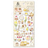 Mind Wave Seals NATURAL CAFÉ Stickers Parfait Fruit Egg Toast Coffee Seals Bujo Tiny Stickers | 80894