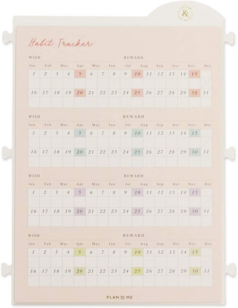 PLANdoME INDEX Log Board TO DO Sticky Notes Daily Sticky Notes Goal Sticky Notes Notebook Insert Sticky Note Insert Goal Tracker | PM6203