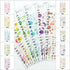 Midori Seal Collection BROWN Color Series Planner Stickers Movable Stickers Notebook Stickers Coordinating Stickers | 2563 Brown