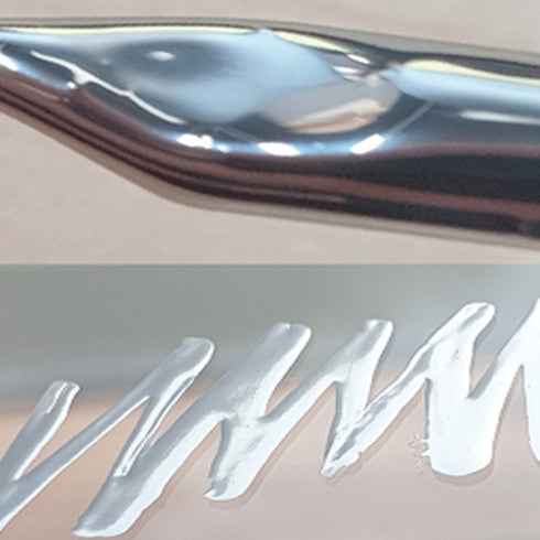 Dominant Industry Ink CHROME MIRROR Fountain Pen Ink Handmade Dip Pen Ink Hand Crafted Bottle Ink | 25ml