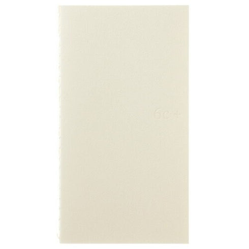 6C+ System B6 SLIM MONTHLY Plan 84.3gsm Cream Paper with GREEN Cover Fountain Pen Friendly Paper B6 Notebook Pastel Notebook | 64 Pgs