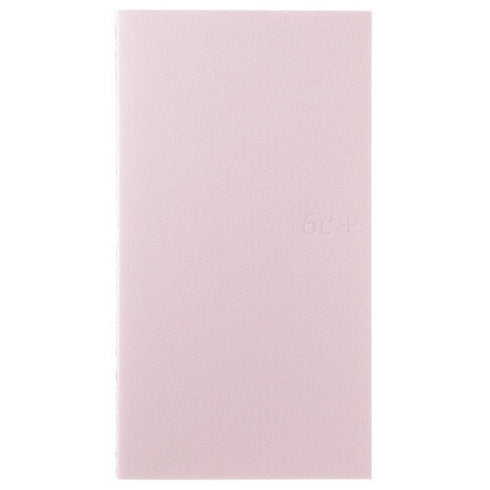 6C+ System B6 SLIM WEEKLY Plan 84.3gsm Cream Paper with BLUE Cover Fountain Pen Friendly Paper B6 Notebook Pastel Notebook | 64 Pgs
