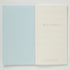 6C+ System B6 SLIM WEEKLY Plan 84.3gsm Cream Paper with BLUE Cover Fountain Pen Friendly Paper B6 Notebook Pastel Notebook | 64 Pgs