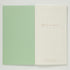 6C+ System B6 SLIM MONTHLY Plan 84.3gsm Cream Paper with GREEN Cover Fountain Pen Friendly Paper B6 Notebook Pastel Notebook | 64 Pgs