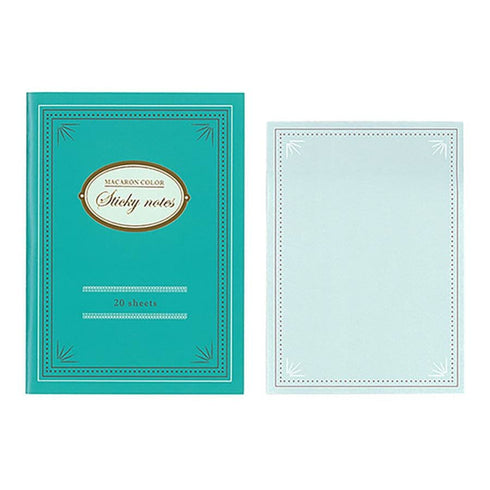 Macaron Color WISTERIA Decorative Sticky Note Fancy Sticky Note Gift Tag Sticky Note Designphil Sticky Note | H92mm X W67 20 Sheets