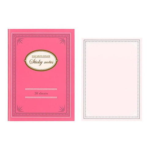Macaron Color MUSTARD Decorative Sticky Note Fancy Sticky Note Gift Tag Sticky Note Designphil Sticky Note | H92mm X W67 20 Sheets