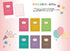 Macaron Color AQUA Decorative Sticky Note Fancy Sticky Note Gift Tag Sticky Note Designphil Sticky Note | H92mm X W67 20 Sheets