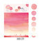 RyuRyu Japan DUSK CITY Color WASHI Dots Washi Stickers Translucent Stickers Transparent Dots Color Dots Watercolor | SoS-04 70 Dots