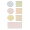 NB Co., Ltd Japan FLORAL CATROUCHE Colored Paper Flake Sticker Paper Stickers Color Flake Seals Embellishment Stickers | 2564102