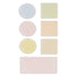 NB Co., Ltd Japan FLORAL CATROUCHE Colored Paper Flake Sticker Paper Stickers Color Flake Seals Embellishment Stickers | 2564102