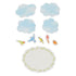 NB Co., Ltd Japan BIRDS & CLOUDS Colored Paper Flake Sticker Paper Stickers Color Flake Seals Embellishment Stickers | 2564106