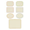 NB Co., Ltd Japan ART DECO Colored Paper Flake Sticker Paper Stickers Color Flake Seals Embellishment Stickers | 2564107