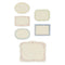 NB Co., Ltd Japan FLORAL CHAIN Colored Paper Flake Sticker Paper Stickers Color Flake Seals Embellishment Stickers | 2564108