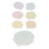 NB Co., Ltd Japan PASTEL SPEECH Bubbles Colored Paper Flake Sticker Paper Stickers Color Flake Seals Embellishment Stickers | 2564113