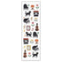 NB Co., Ltd Japan MUSIC Cat Piano Violin Sticker Gold Foil Sticker Planner Stickers Craft Stickers Embellishment Stickers | 3014118